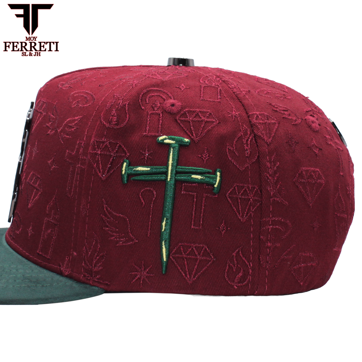 FERRETI HATS PREMIUM FT172 San Judas Tadeo Baseball Cap For Men
