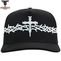 FERRETI HATS PREMIUM FT173 White Cross Baseball Cap For Men