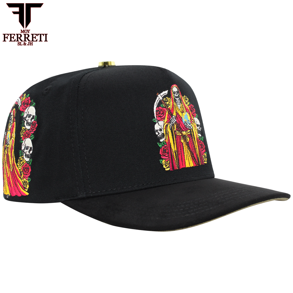 FERRETI HATS PREMIUM FT174 La Muerte Baseball Cap For Men