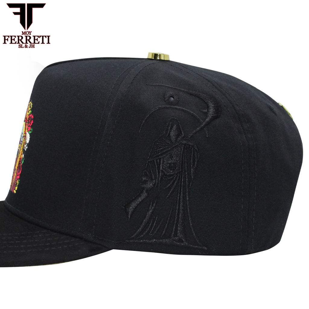 FERRETI HATS PREMIUM FT174 La Muerte Baseball Cap For Men