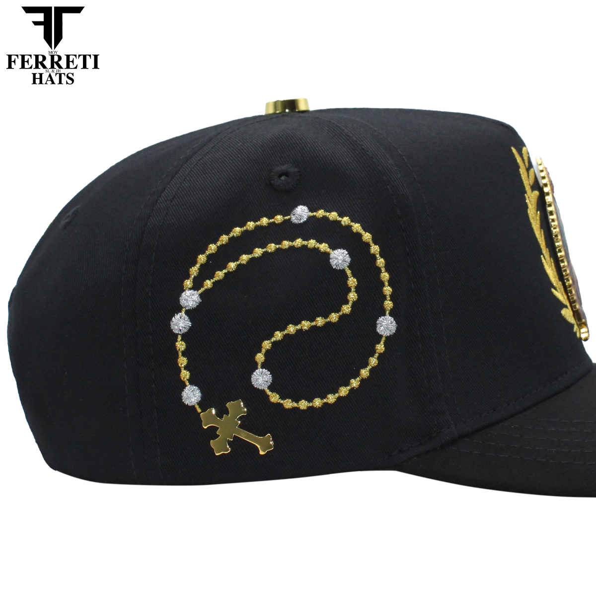 FERRETI HATS PREMIUM FT185 La Virgen Baseball Cap For Men