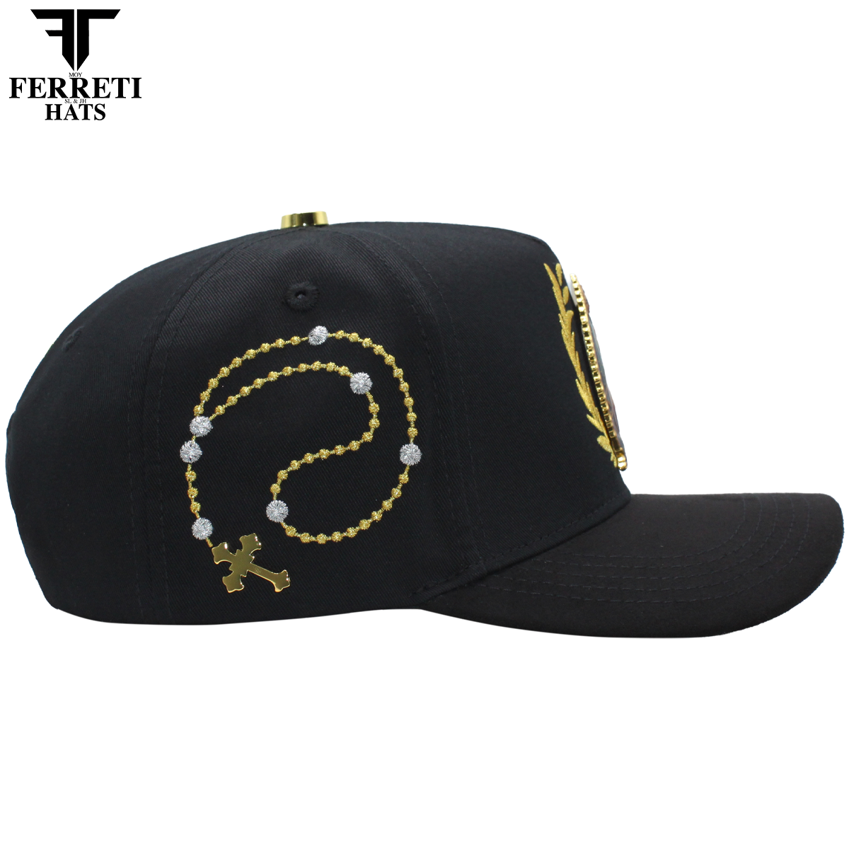 FERRETI HATS PREMIUM FT185 La Virgen Baseball Cap For Men
