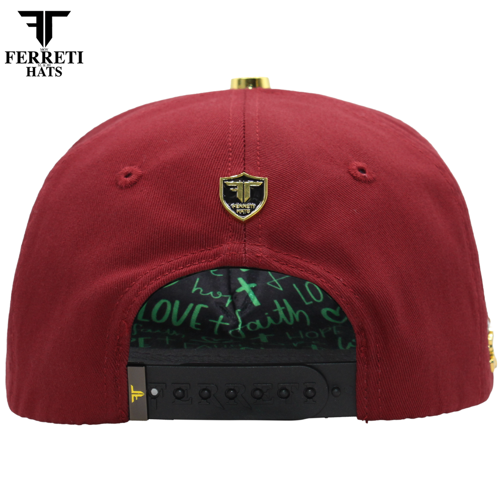 FERRETI HATS PREMIUM FT185 La Virgen Baseball Cap For Men