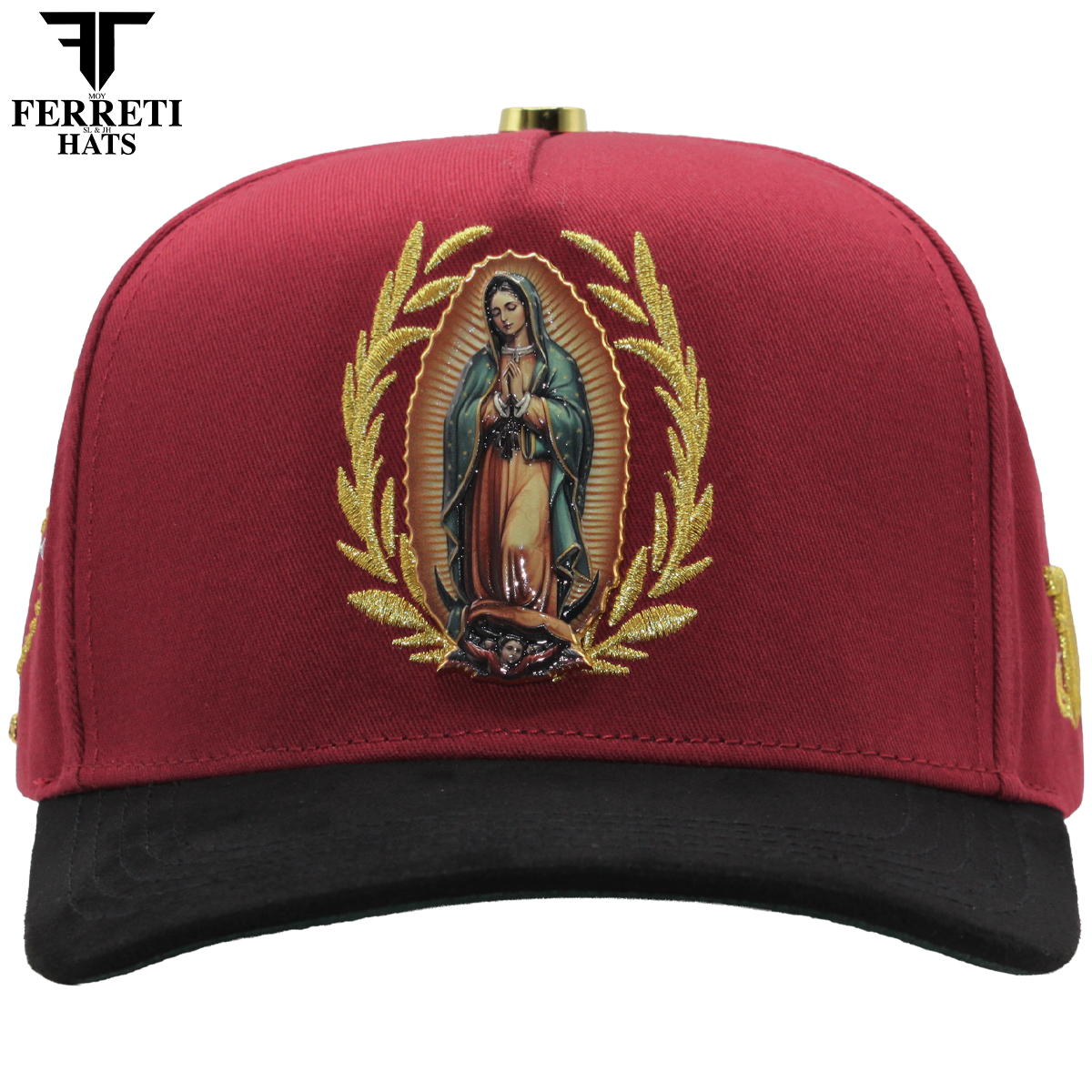 FERRETI HATS PREMIUM FT185 La Virgen Baseball Cap For Men