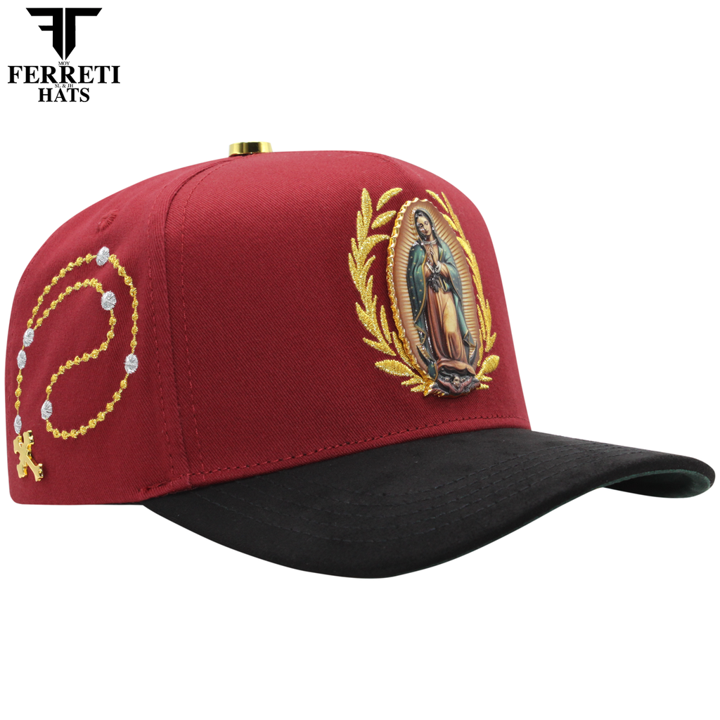 FERRETI HATS PREMIUM FT185 La Virgen Baseball Cap For Men
