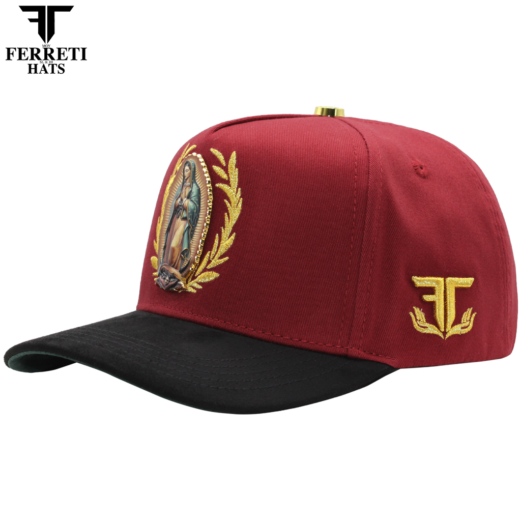 FERRETI HATS PREMIUM FT185 La Virgen Baseball Cap For Men