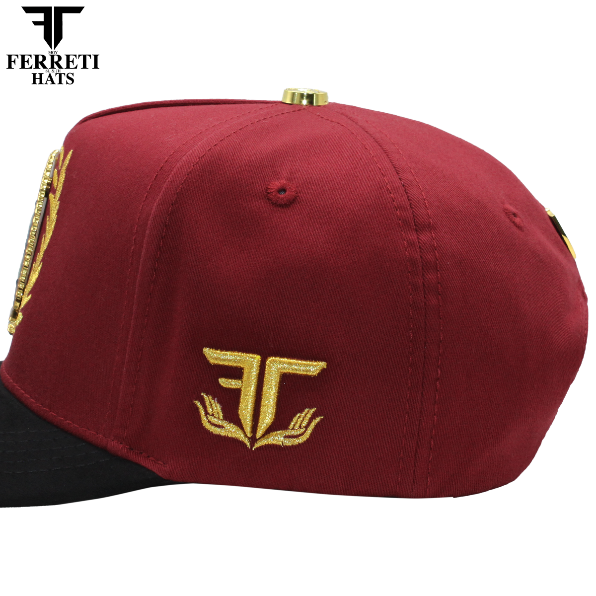FERRETI HATS PREMIUM FT185 La Virgen Baseball Cap For Men