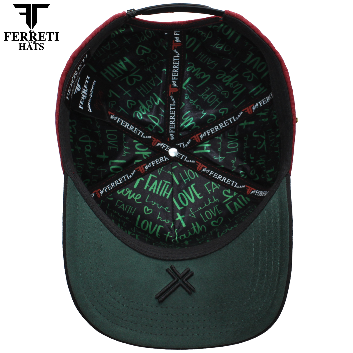 FERRETI HATS PREMIUM FT185 La Virgen Baseball Cap For Men