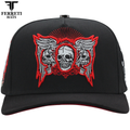 FERRETI HATS PREMIUM FT188 Skull and Rose