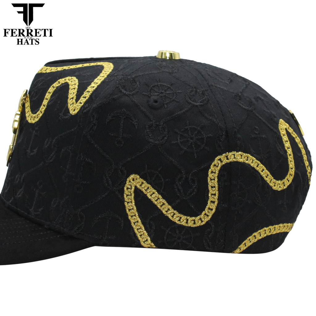 FERRETI HATS PREMIUM FT193 El Ancla Baseball Cap For Men
