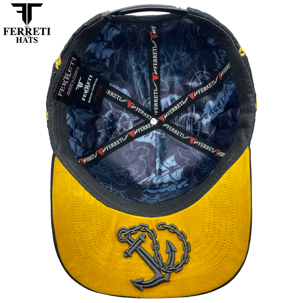FERRETI HATS PREMIUM FT193 El Ancla Baseball Cap For Men