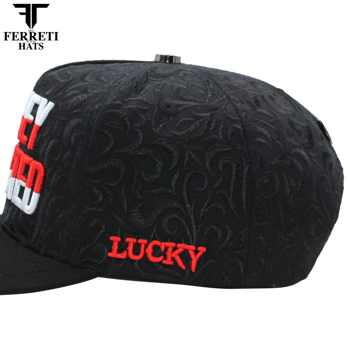 FERRETI HATS PREMIUM FT195 Money Addicted Baseball Cap For Men