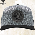 FERRETI HATS PREMIUM FT201 Medusa Platinum Baseball Cap For Men