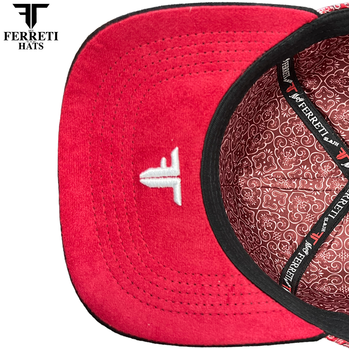 FERRETI HATS PREMIUM FT202 Royal Compass Baseball Cap For Men
