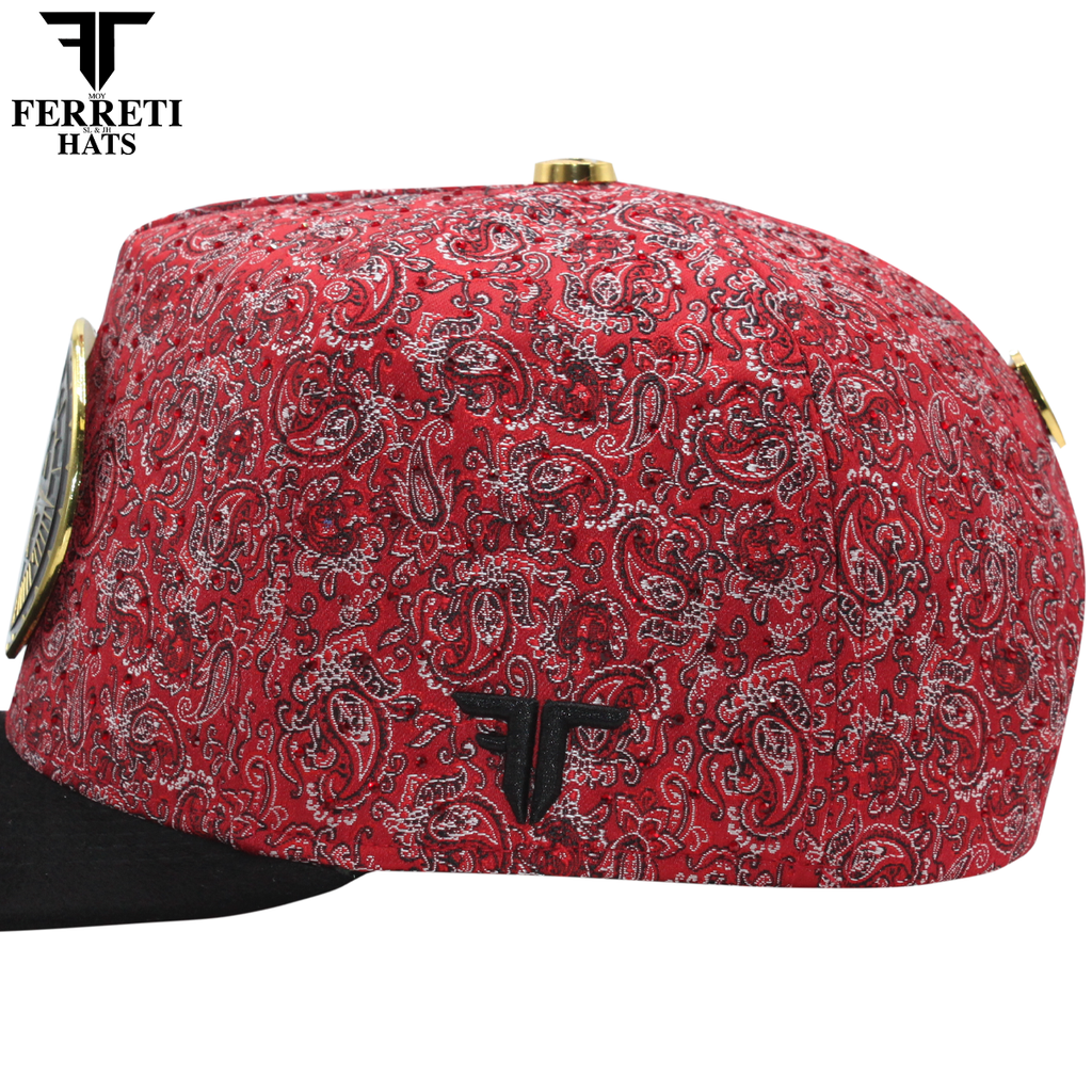 FERRETI HATS PREMIUM FT202 Royal Compass Baseball Cap For Men