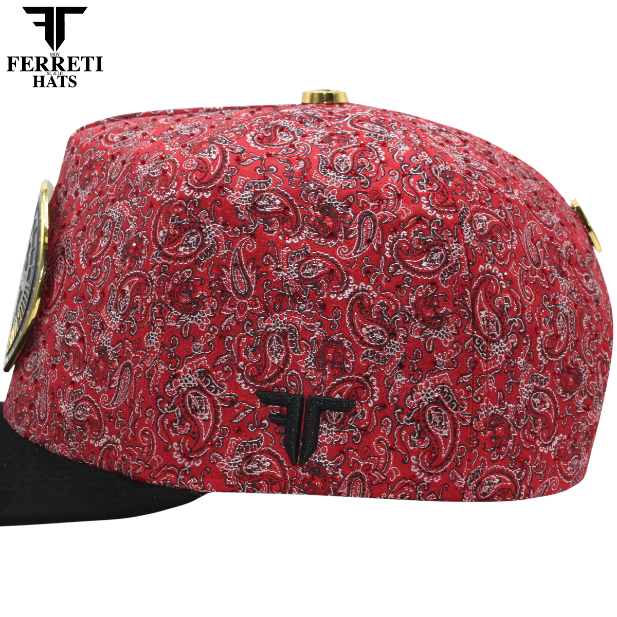 FERRETI HATS PREMIUM FT202 Royal Compass Baseball Cap For Men