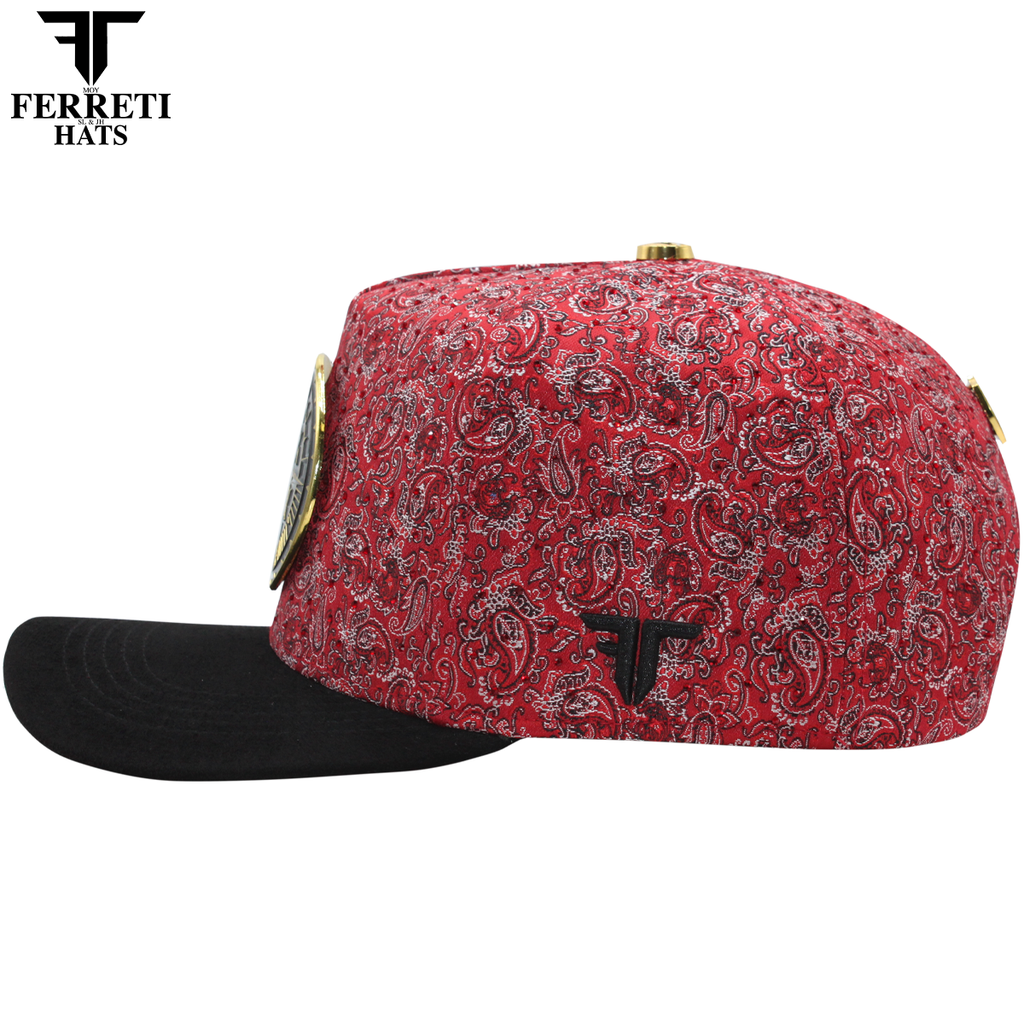 FERRETI HATS PREMIUM FT202 Royal Compass Baseball Cap For Men