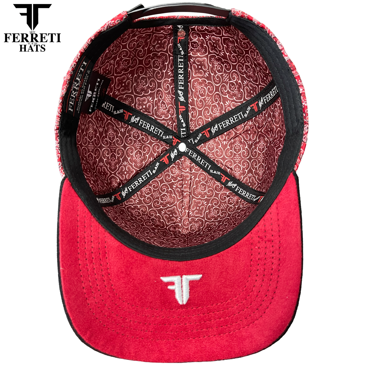 FERRETI HATS PREMIUM FT202 Royal Compass Baseball Cap For Men