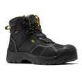 Men's Black 6 Inch Waterproof Composite Toe Leather Work Boots AK663