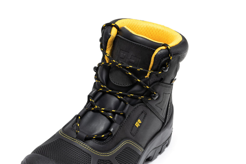 ROCKROOSTER Woodland Black Waterproof Composite Toe Boots AK663 - detalle suela