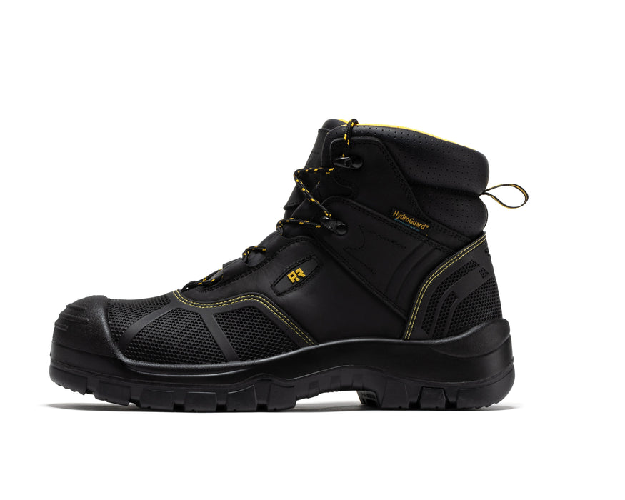 ROCKROOSTER Woodland Black Waterproof Composite Toe Boots AK663 - vista frontal