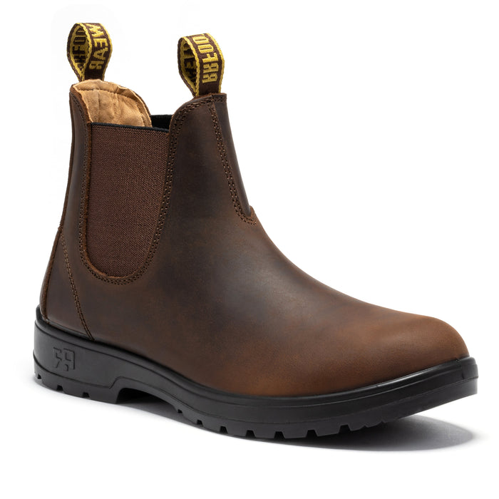 ROCKROOSTER Chelsea Pull-on Work Boots AD120 - vista lateral