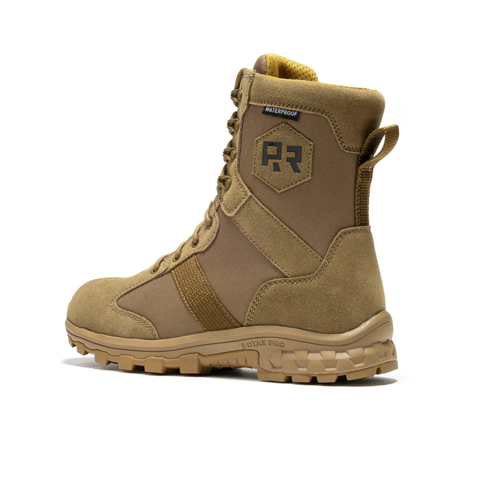 ROCKROOSTER Colmar Coyote Tactical Military Boots AB500 - vista lateral