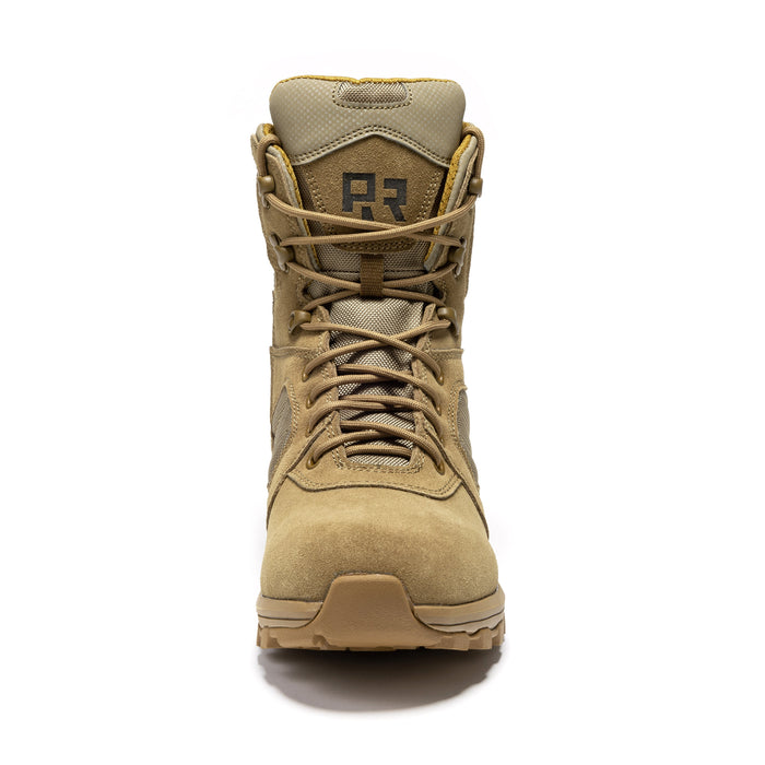 ROCKROOSTER Burano Coyote Tactical Military Boots AB540 - vista frontal