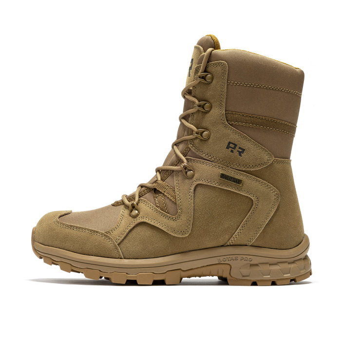 ROCKROOSTER Colmar Coyote Tactical Military Boots AB520 - vista frontal