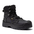 Men's Black 6 Inch Waterproof Composite Toe Leather Work Boots AK662