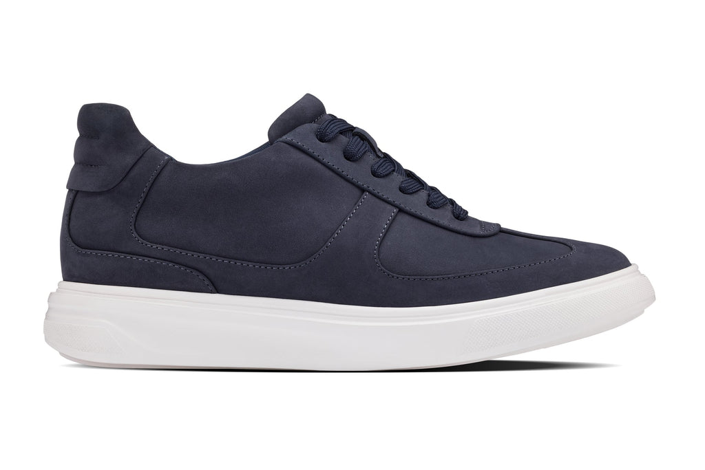 CALTO - J2203 - 2.6 Inches Taller (Ultramarine Blue/White Sole) - Lightweight Nubuck Sneakers