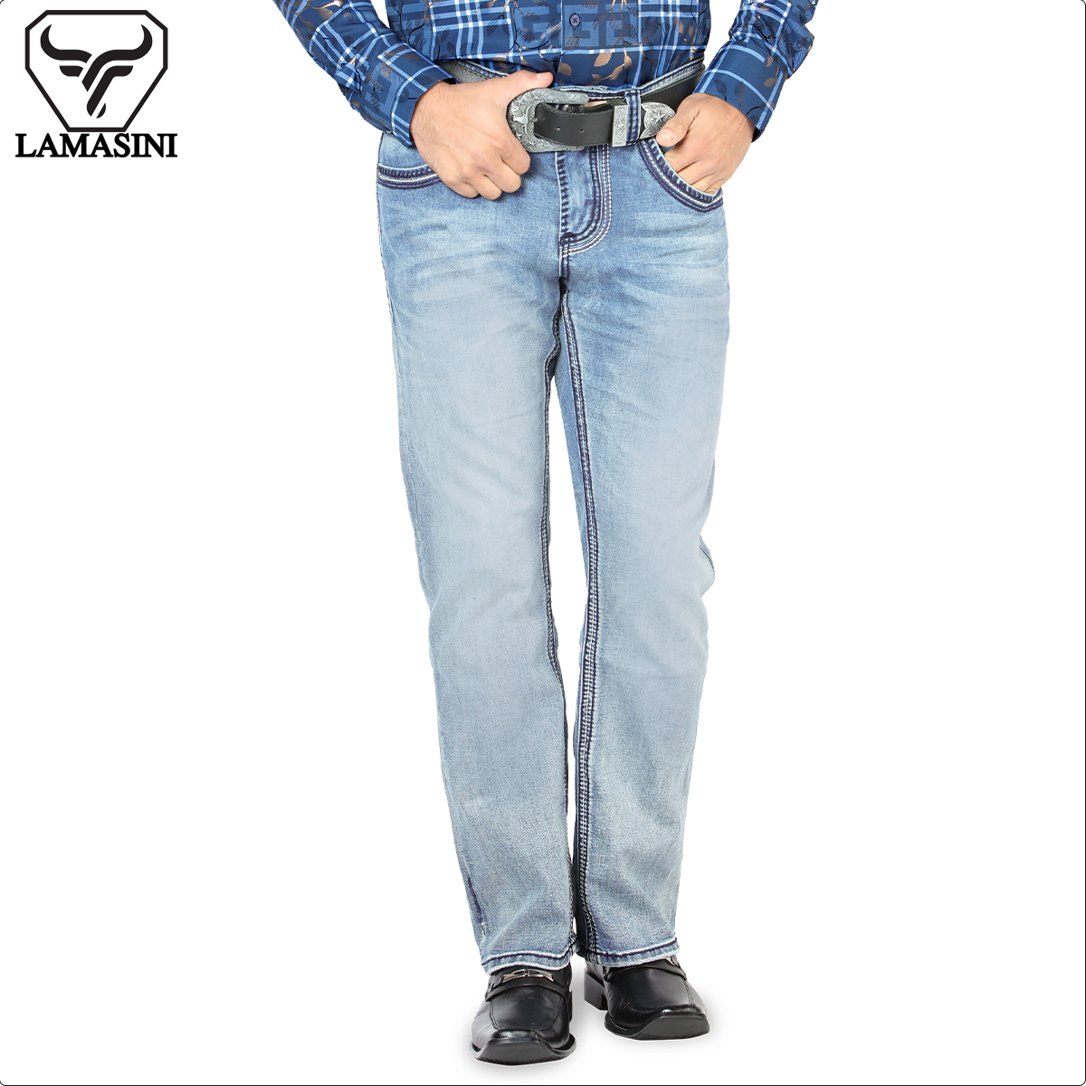 LAMASINI LM1851 Light Blue (Heavy Denim)