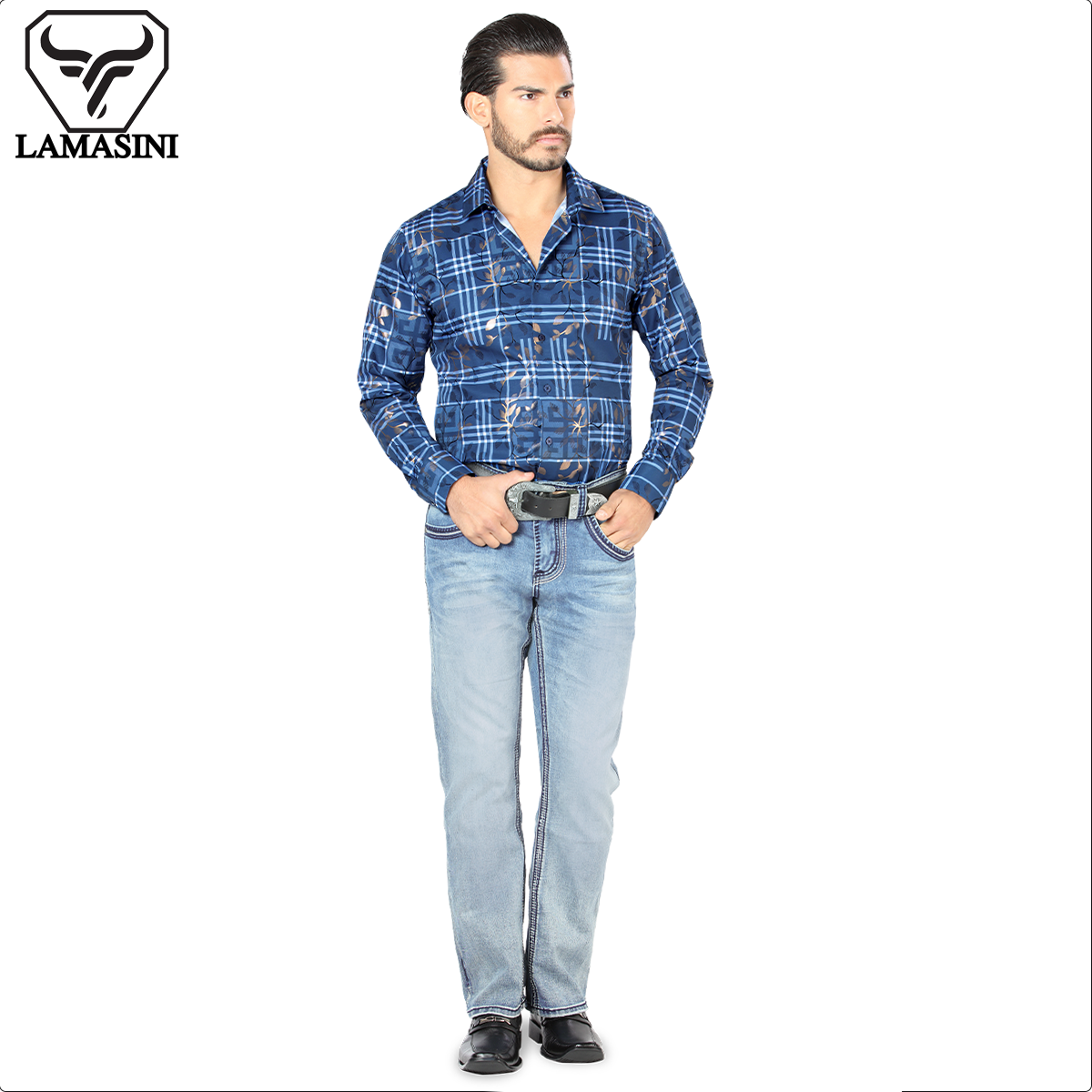 LAMASINI LM1851 Light Blue (Heavy Denim)