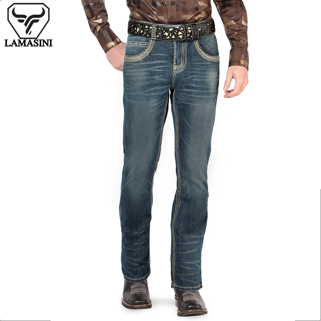 LAMASINI LM1851 Medium Blue (Heavy Denim)