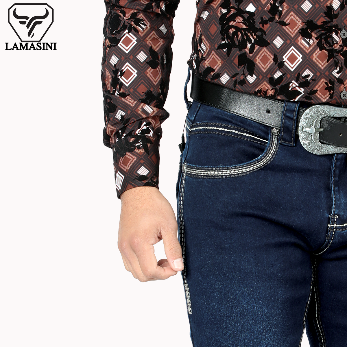 LAMASINI LM1867 Dark Blue (Heavy Denim)
