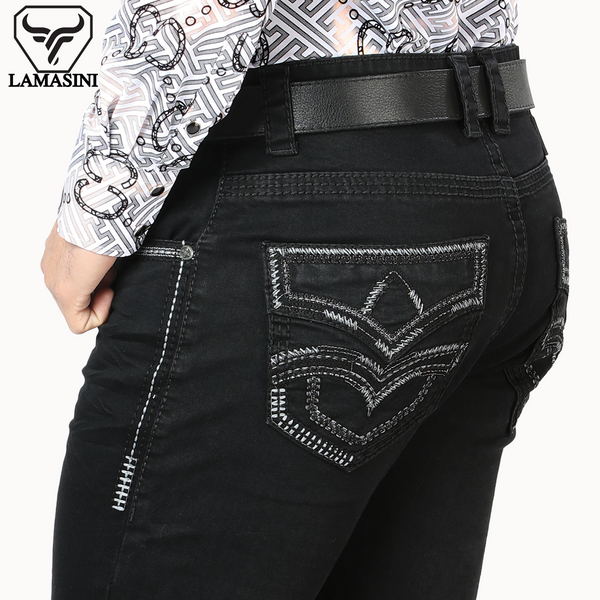 LAMASINI LM1867 Jet Black (Heavy Denim)