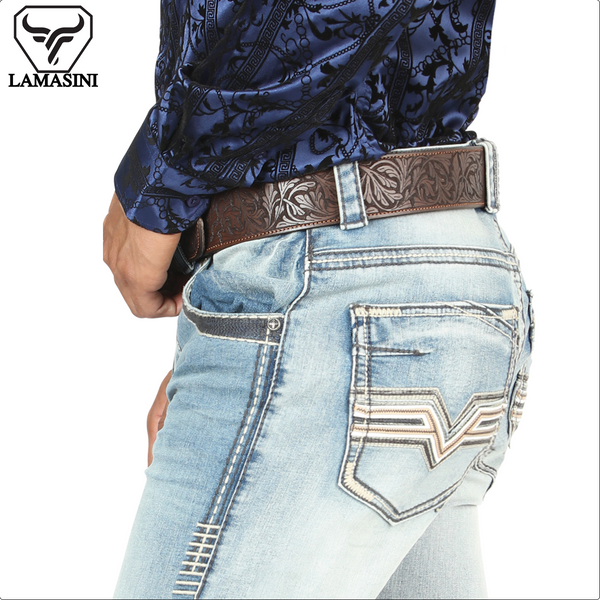 LAMASINI LM1868 Light Blue (Heavy Denim)