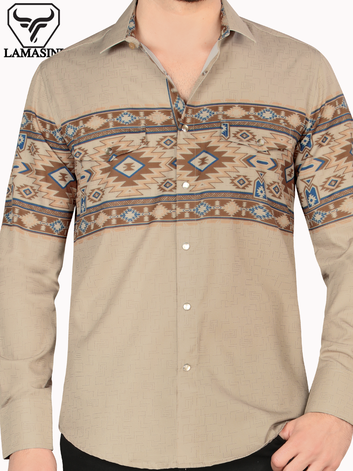 LAMASINI LM2011 Denim Shirt