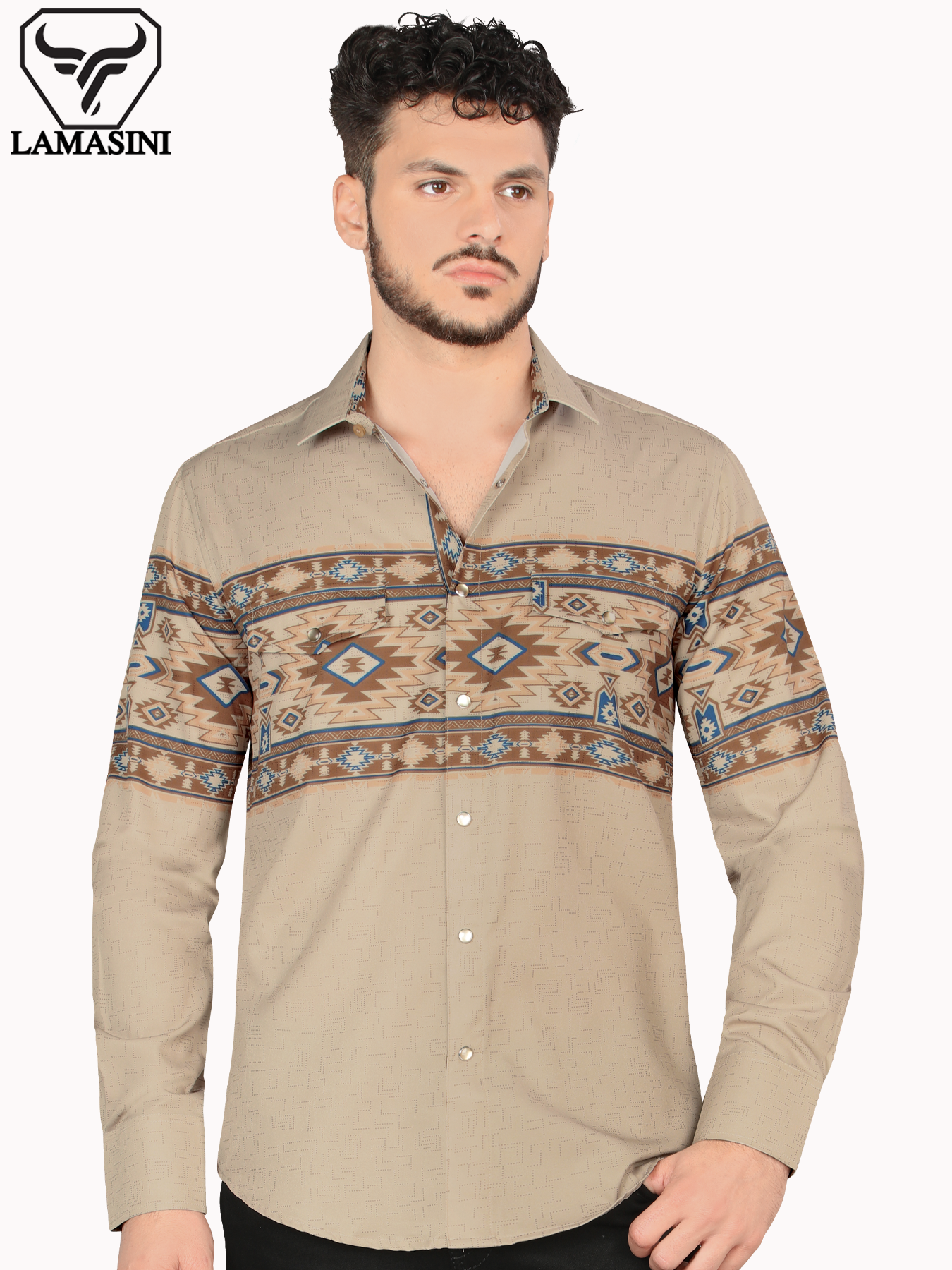 LAMASINI LM2011 Denim Shirt