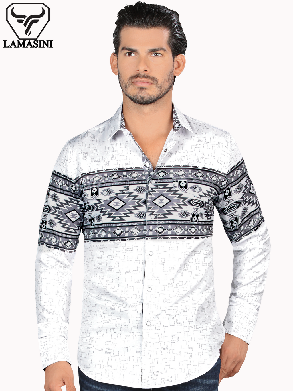 LAMASINI LM2011 Denim Shirt