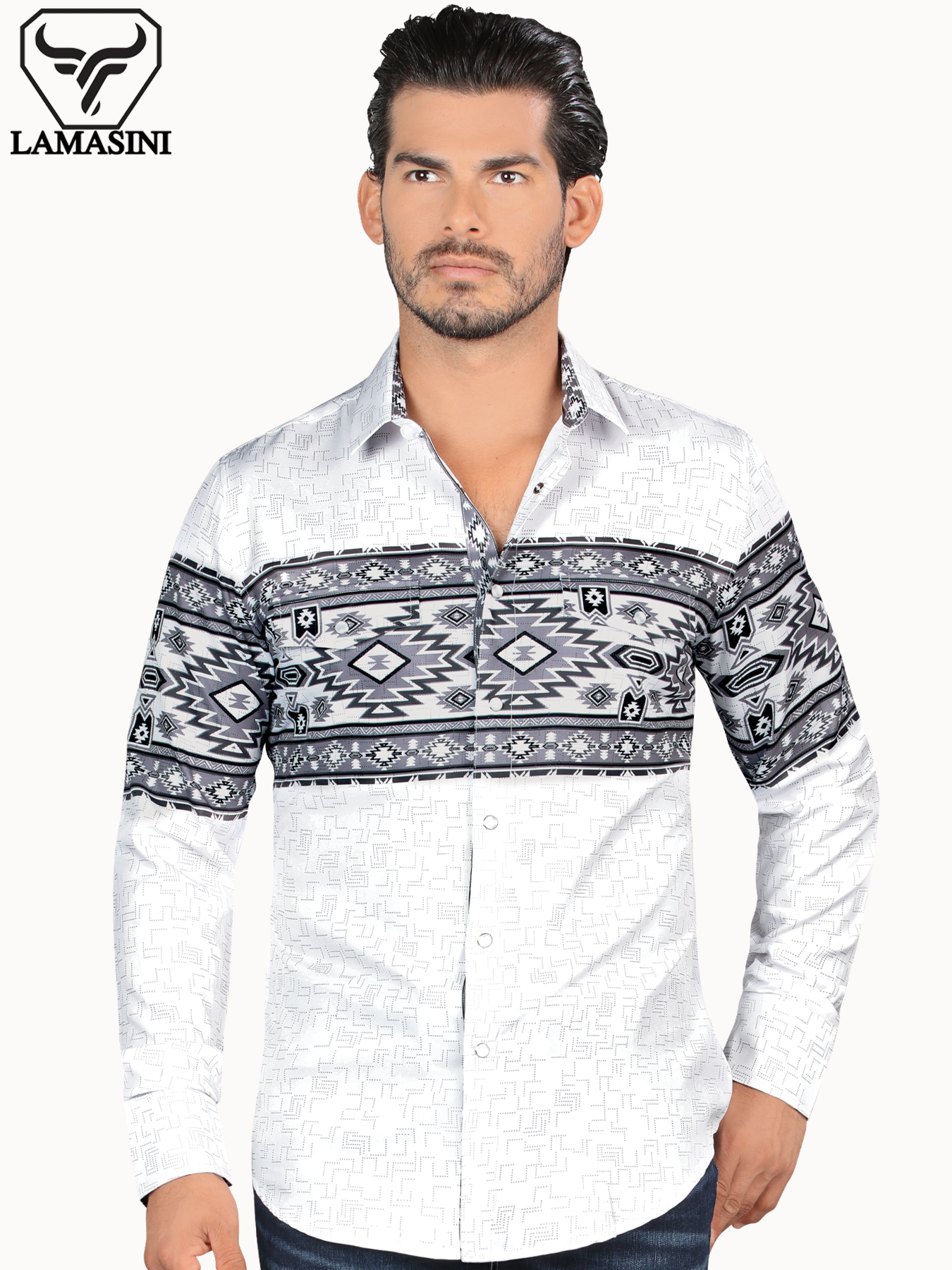 LAMASINI LM2011 Denim Shirt