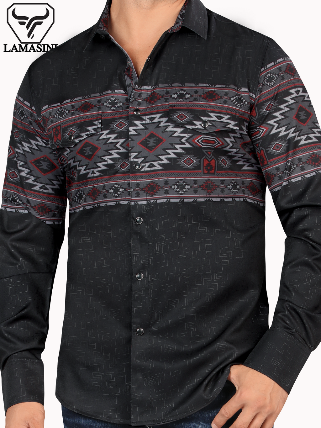 LAMASINI LM2011 Denim Shirt
