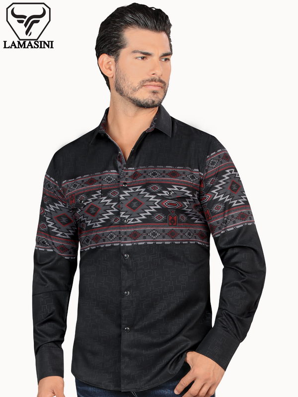 LAMASINI LM2011 Denim Shirt
