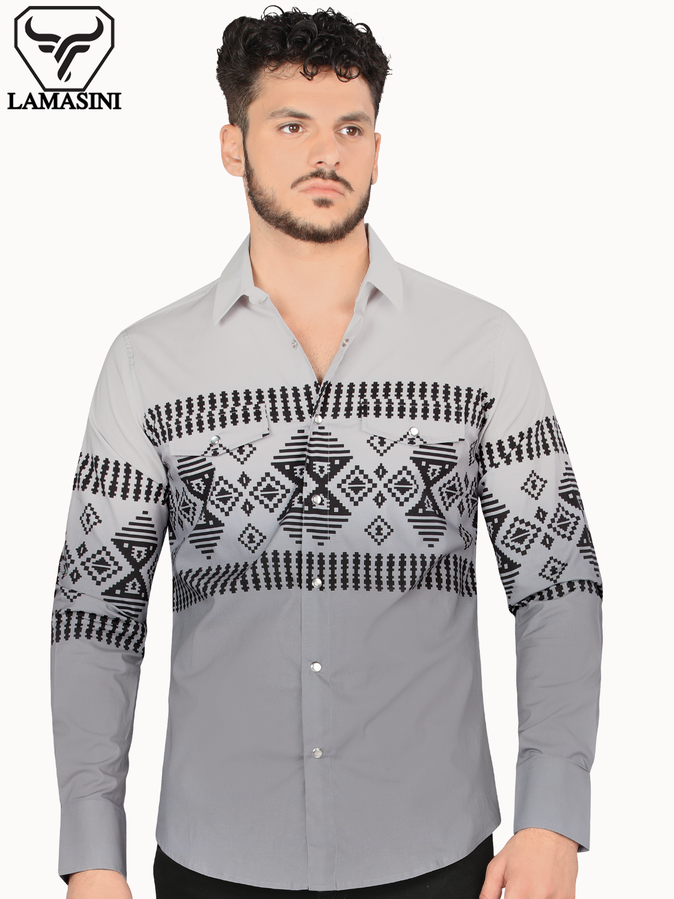 LAMASINI LM2012 Denim Shirt