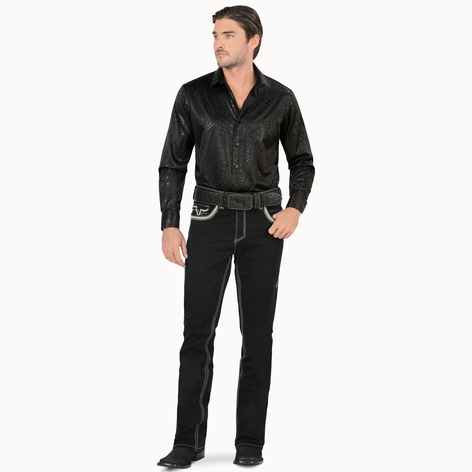 LAMASINI LM26501 Black (Heavy Denim)