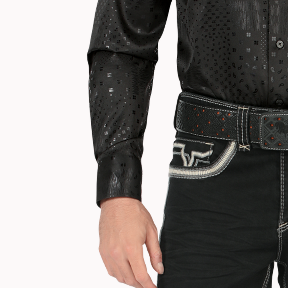 LAMASINI LM26501 Black (Heavy Denim)