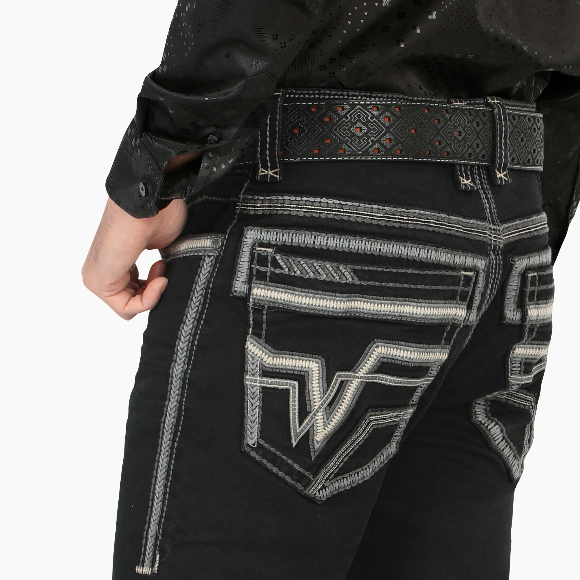 LAMASINI LM26501 Black (Heavy Denim)