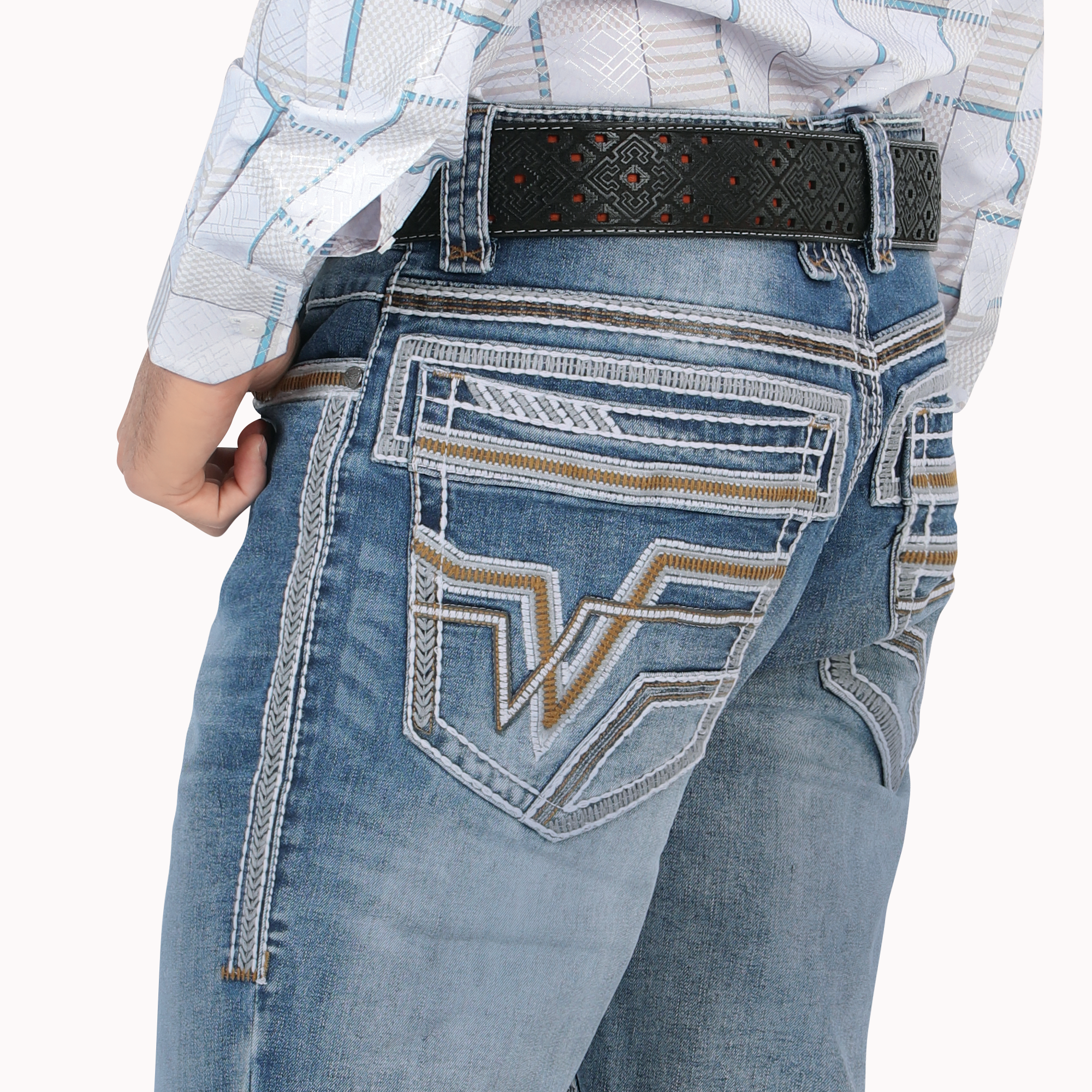 LAMASINI LM26501 Light Blue (Heavy Denim)