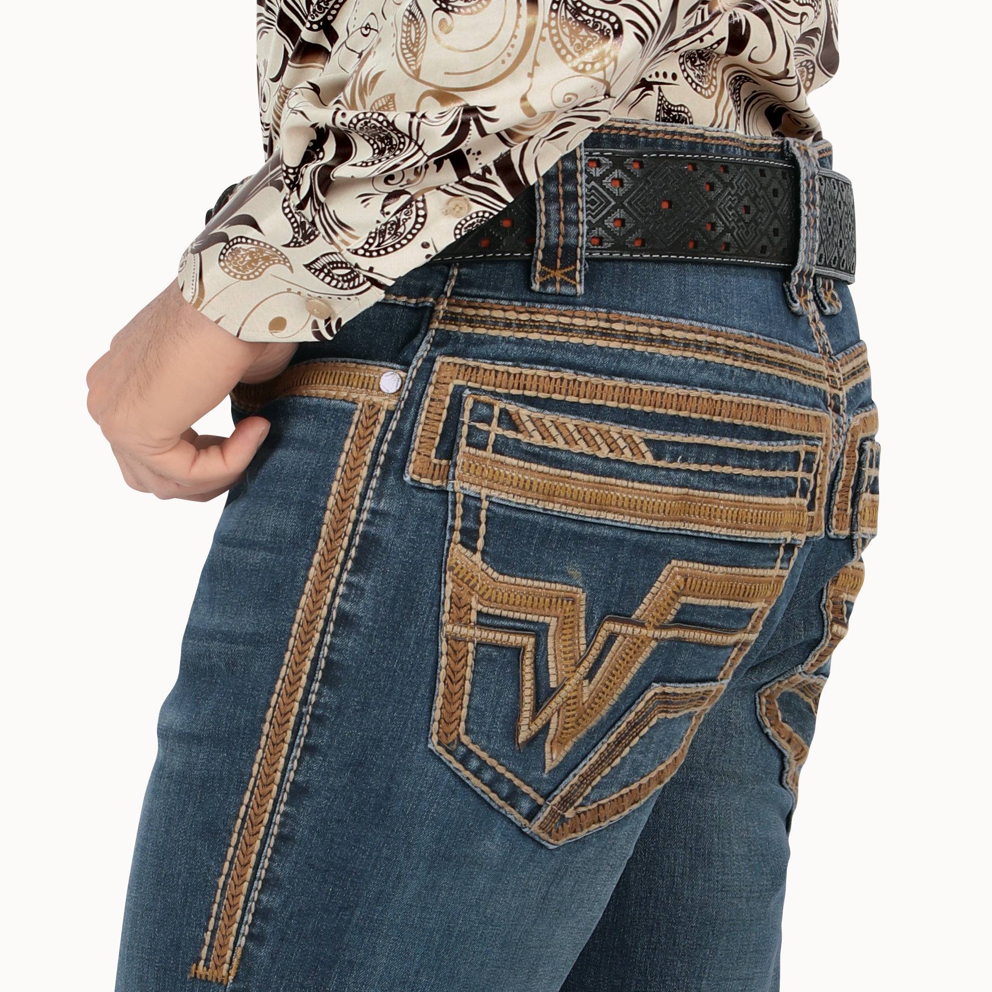 LAMASINI LM26501 Navy (Heavy Denim)