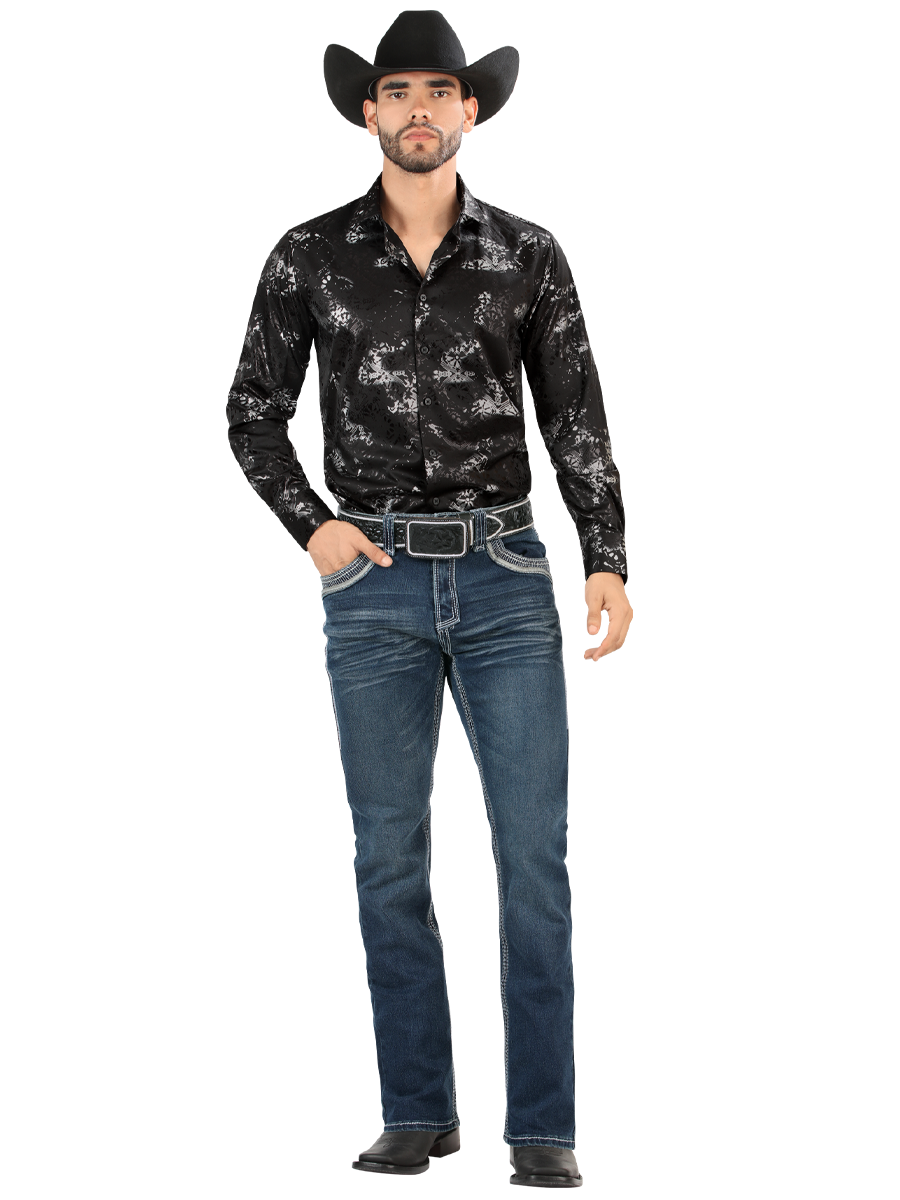 LM26503 Dark Blue Jeans – High-Density Premium Denim and Straight Cut